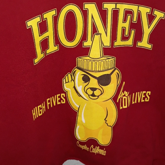 Honey brand graphic cropped t-shirt - Picture 2 of 4